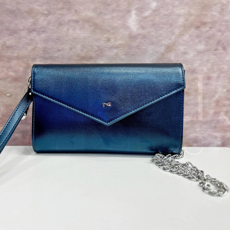 Pochette laminata Blu