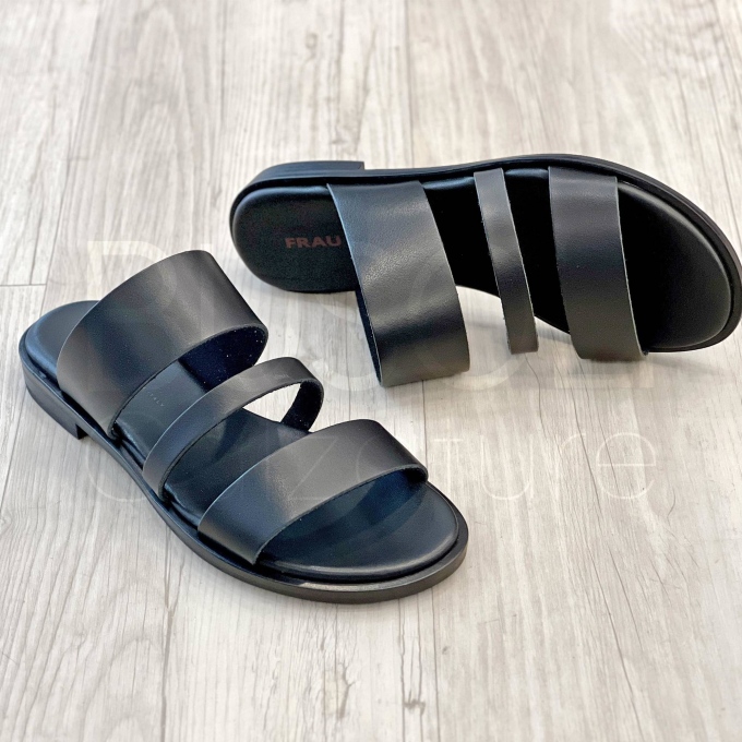 Ciabatta stripe Nero
