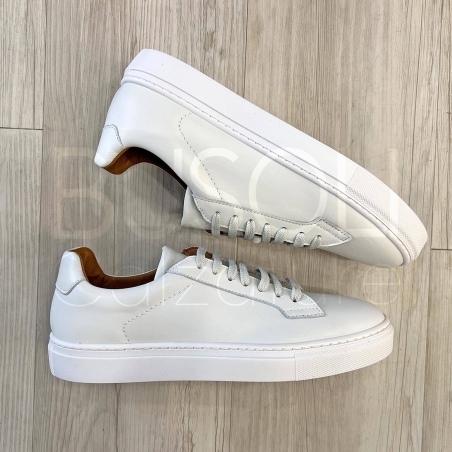 Sneaker bianca Pelle