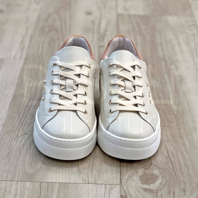 Sneaker microglitter in Pelle