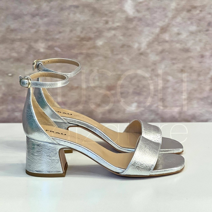 Sandalo in Pelle metal