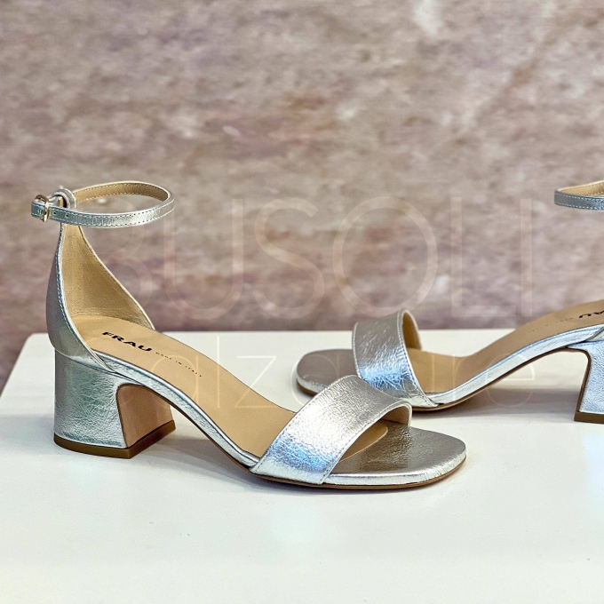 Sandalo in Pelle metal