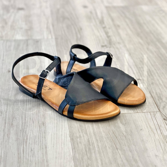 Sandalo big fascia nera
