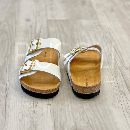 Ciabatta White 2 fibbie