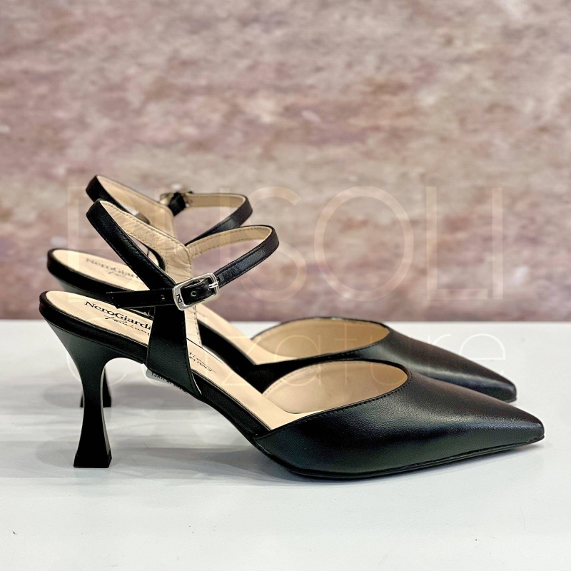 Slingback in Pelle